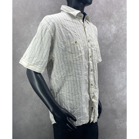 Vtg Red Jacket Mens XL New York Yankees Striped Button Down Shirt Bronx Bombers - Picture 2 of 12